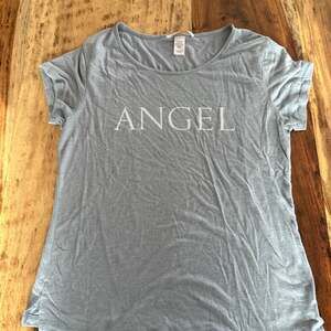 Victorias Secret Angel Short Sleeve Round Neck T-Shirt Top Tee Large Gray New